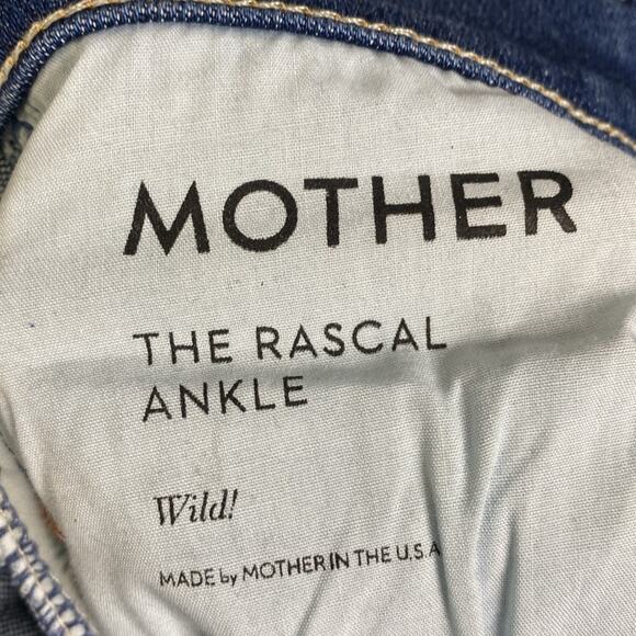 MOTHER The Rascal Crop in Wild! Women's 25 - Picture 7 of 12